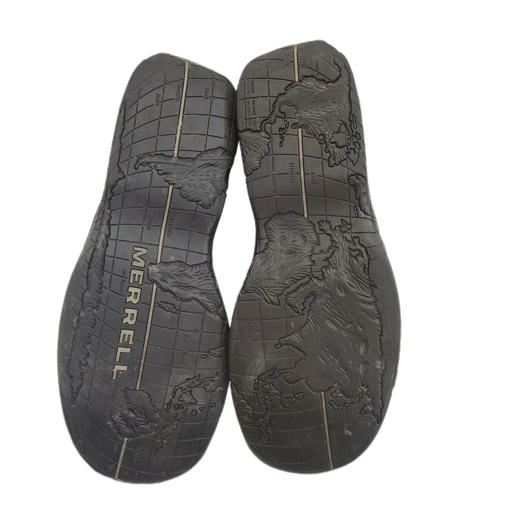 MERRILL World Summit Oxford Style Split Toe, Gray Suede, Mens 13